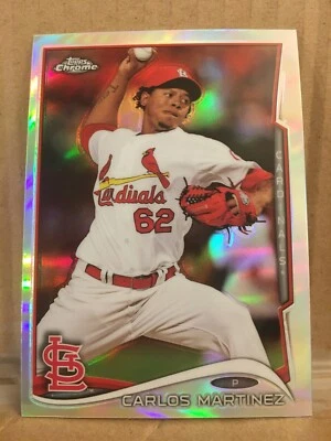 2014 Carlos Martinez Topps Chrome Refractor Free Shipping - Image 1 of 2