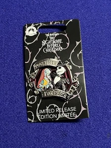 2022 Disney Parks Nightmare Before Christmas Jack Sally Together Forever LR Pin - Picture 1 of 4