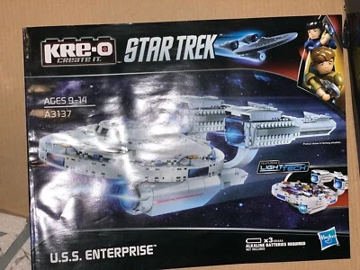  U.S.S. ENTERPRISE Star Trek KRE-O A3137 BUILDING SET Construction SPACE SHIP - Image 1 of 4