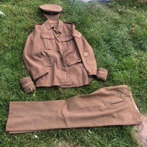 WWl royal engineers style khaki uniform, c 1930/50 - Picture 1 of 12