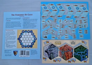 Settlers of Catan Fishermen + Great River Expansions (Mayfair Games 2007) - Picture 1 of 14