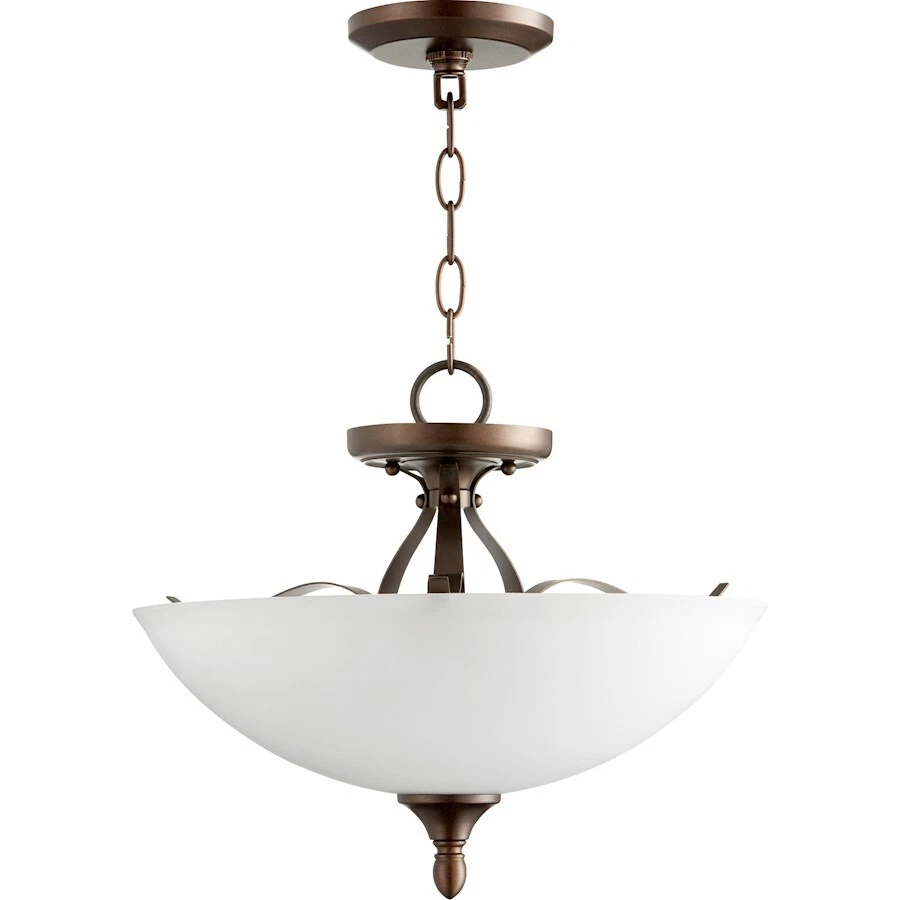 Quorum Jardin 3 Light Dual Mount, Oiled Bronze - 2827-15-86 - Image 1 of 1