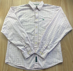 Pink Long Sleeve Plaid Company 81 Men's Button Up Shirt - XL - Picture 1 of 7