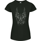 A Doberman Dog Womens Petite Cut T-Shirt