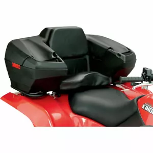Moose ATV Rear Seat Rack Cargo Storage Trunk Box Passenger Luggage Tail Light - Picture 1 of 2