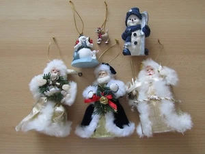 Adornos de árbol de Navidad - 3 Santas - Imagen 1 de 2