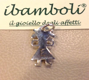  IBAMBOLI ORIGINALE- I PICCOLINI-BIMBA LETTERA-E-GIOIELLERIA OTTAVIANI-ROMA-  - Foto 1 di 1