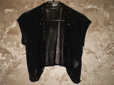 Blouse " Oasis " With Black Stone Black Colour Size: 12 ( UK ) Eur 38 - Image 1 of 4