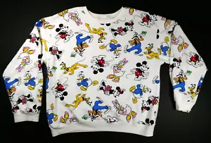 Disney Mickey and Friends Damen-Sweatshirt, passt groß (23,5""x23""), kastenförmige Passform - Bild 1 von 17