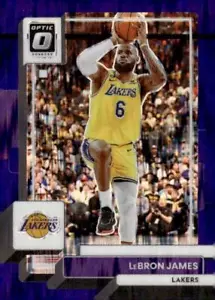 2022-23 Donruss Optic #116 LeBron James Purple Shock - Picture 1 of 2