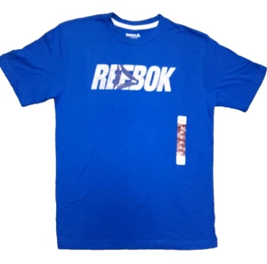 Reebok Men's T-Shirt Sz Small Delta Graphic Logo Crew Neck Tee Short Sleeve - Picture 1 of 12