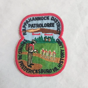 Rappahannock District Patroloree Patch Boy Scout Virginia Spring 74 History Land - Picture 1 of 4