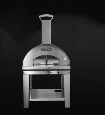 Bull BBQ Outdoor Extra-Large Pizza Oven Complete Cart Stainless Steel  Island - Image 1 of 3