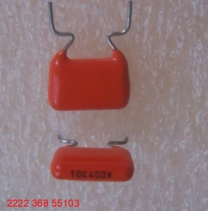 Philips MKT368 FILMKONDENSATOR 0,01uF 400 V (25 STCK.) - Bild 1 von 2
