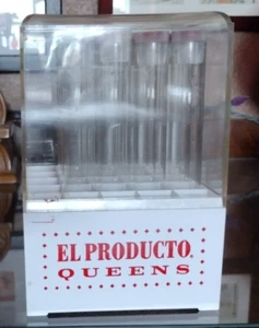 HTF El Producto Queens Acrylic Cigar Display Box with 11 Glass Cigar Tubes - Picture 1 of 9
