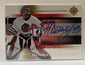 2005-06 Ultimate Collection Nikolai Khabibulin Ultimate Signatures Autograph - Picture 1 of 1