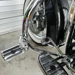 Highway Bar Footpegs Footrest 1.25" Crash Bar For Harley Road King Road Glide US - Picture 1 of 11