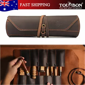 TOURBON Roll-up Carving Knives Organizer Bag Worshop Tools Storage-Special Offer - Picture 1 of 24