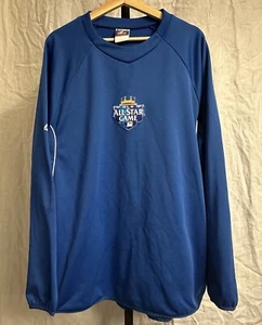 Majestic Long Sleeve MLB 2012 All Star Game Pullover - Blue - Men's Size XL - Picture 1 of 6