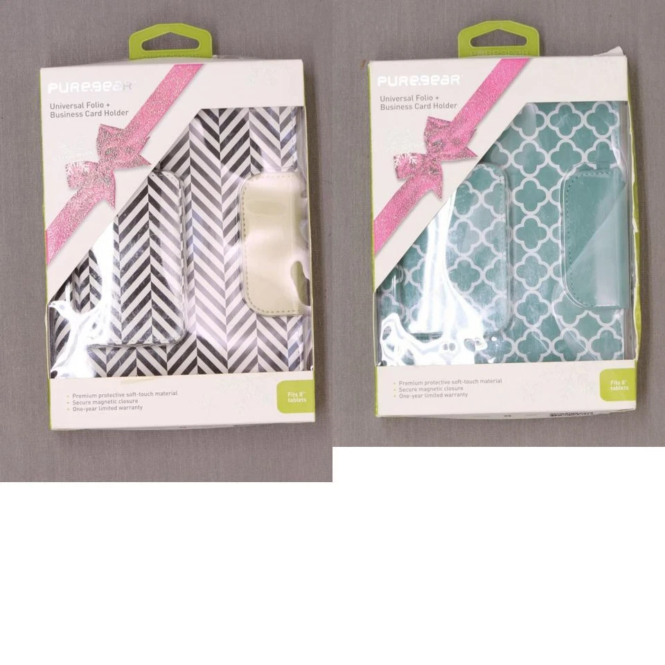 New Pure Gear Universal 8" inch Tablet Folio + Business Card Holder OEM - Image 1 of 1