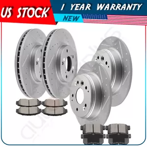 Front + Rear Brake Pads And Rotors Discs For Acura TL 2004 2005 2006 2007 2008 - Bild 1 von 11