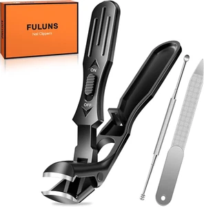 Angled Head Nail Clippers for Seniors Thick Nails,Toenail Clippers for Men with - Picture 1 of 12