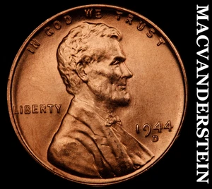 1944-D Lincoln Wheat Cent - Choice Gem Brilliant Uncirculated No Reserve #F3106 - Picture 1 of 2