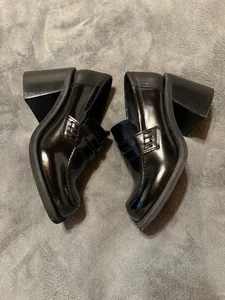 Women’s Steve Madden Black Platform Loafers Size 6 - Picture 1 of 5