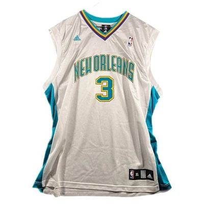 Vintage Adidas Men's New Orleans Hornets Chris Paul Home Jersey 2006 NBA (XL) - Image 1 of 4