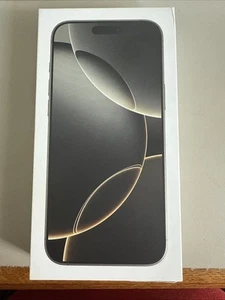 Apple iPhone 16 Pro naturalny tytan 256GB - TYLKO PUSTE PUDEŁKO - Zdjęcie 1 z 4