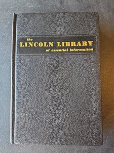 The Lincoln Library of Essential Information Volumes 1 22nd Edition 1955 Set - Bild 1 von 4