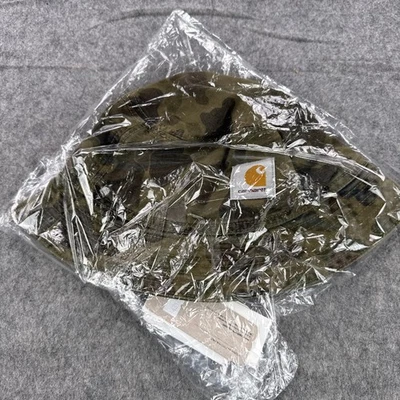 Carhartt WIP Sombrero Cubo Ajustado Para Hombres L-XL Verde Camuflaje Pato Prenda Teñida Algodón Foto 1 de 4