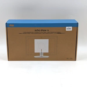 Amazon Premium Supporto Regolabile per Amazon Echo Show 15 - Bianco - Foto 1 di 5