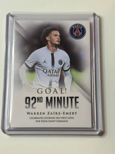 2023 Futera GOAL! #PGL12 Warren Zaire-Emery Rookie 020/112 - Bild 1 von 2