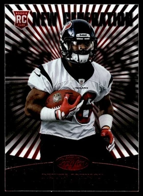 2013 Panini Certified Platinum Red Dennis Johnson Rookie Houston Texans #257 - Image 1 of 2