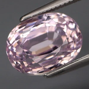 3.87Ct.Ravishing Color&Full Sparkling! Natural Brazillian Lavender Kunzite - Picture 1 of 4