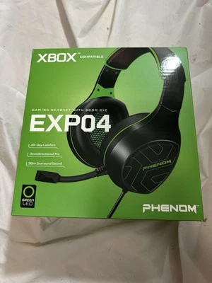 Evo Core Phenom EXP04 Gaming Headset w/ Boom Mic Compatible with PS4 Xbox GREEN - Image 1 of 4