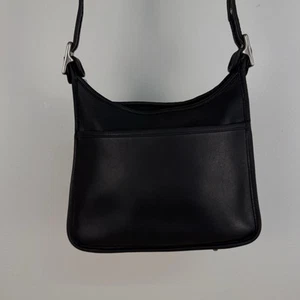 VTG 90s Coach Legacy K8N-9966 Black Cowhide Leather Crossbody Shoulder Bag VGUC - Picture 1 of 7