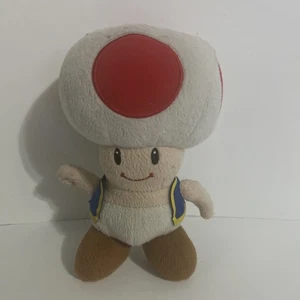 "Juguete de peluche Nintendo Super Mario Toad 7"" sin etiqueta" - Imagen 1 de 11