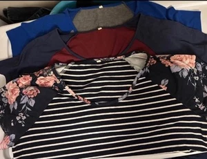 Maternity Short Sleeve T-shirts Xl - Picture 1 of 2