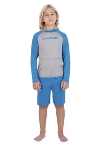 Dakine Boys 2-Piece Rashguard Board Short Swim Set Size 10-12 UPF 30 Quick Dry - Picture 1 of 5