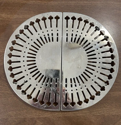 Vintage Expandable Trivet Oval Decorative Metal - Image 1 of 3