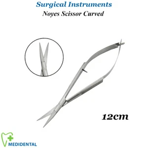 Tijeras de Noyes Curvado 12cm Instrumentos Quirúrgicos Micro Disección Scissor - Bild 1 von 4
