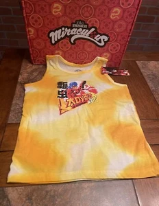 Culturefly Miraculous Ladybug Shanghai Tie Dye Tank Top Shirt Girl’s 4/5 - Picture 1 of 6