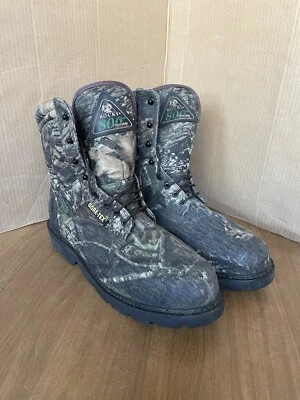 Rocky Ranger Mossy Oak Break-up 800G Thinsulate Gore-Tex Hunting Boots 13W - Image 1 of 4
