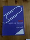 New Woolworths Writing pad 100 sheets Plain White A5