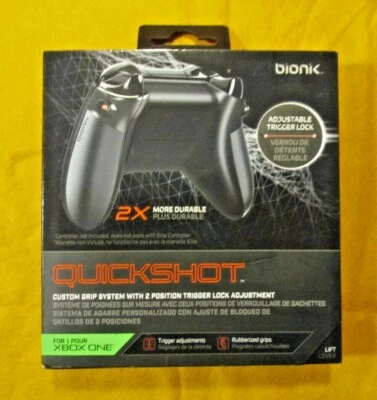 Bionik Quickshot Rubber Grip Dual Setting Trigger Lock for Xbox One Controller  - Image 1 of 4