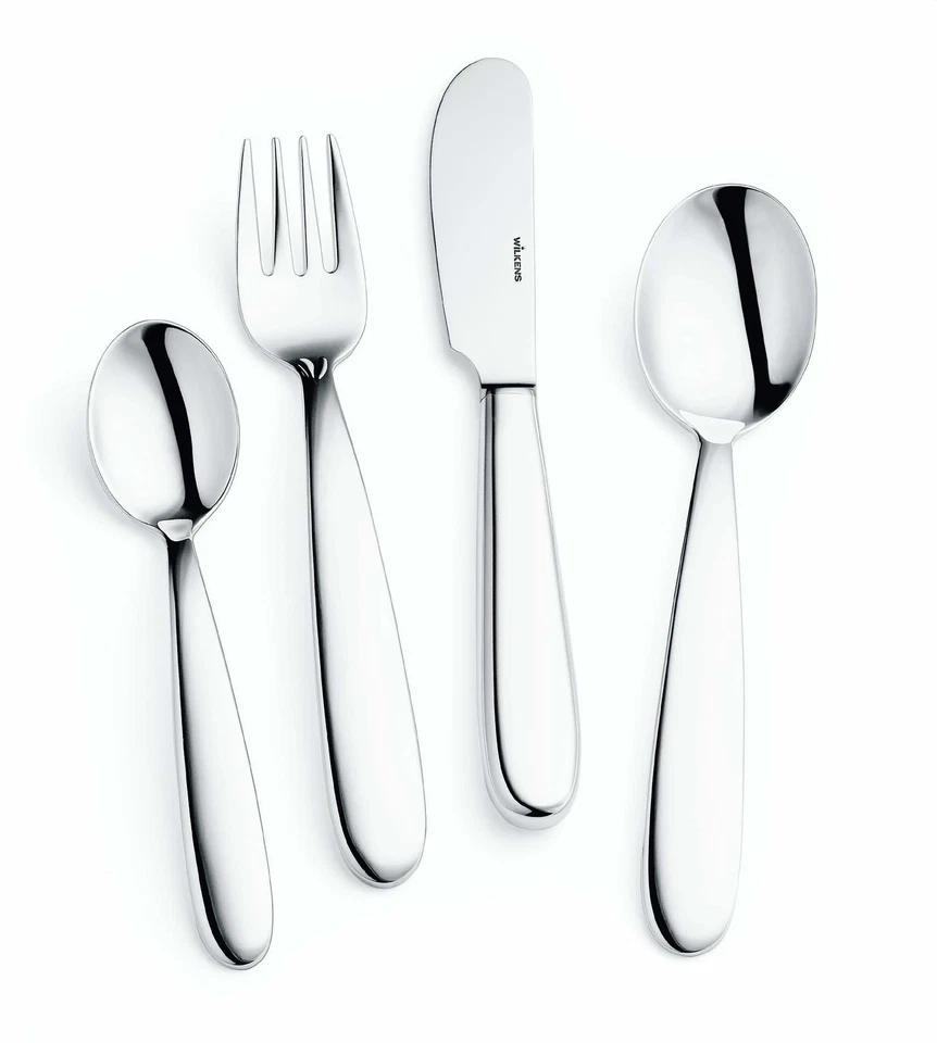 Wilkens Kinderbesteck PICCOLINO 4-tlg. in 180g ROYAL versilbert Silberbesteck - Bild 1 von 1