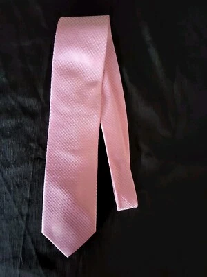 Corbata Carlos Visconti rosa estampado - diseñada en Italia - para hombre - nunca usada Foto 1 de 3