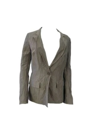 Blazer para mujer Richard Chai beige único Burron #S11 nuevo con etiquetas Foto 1 de 2
